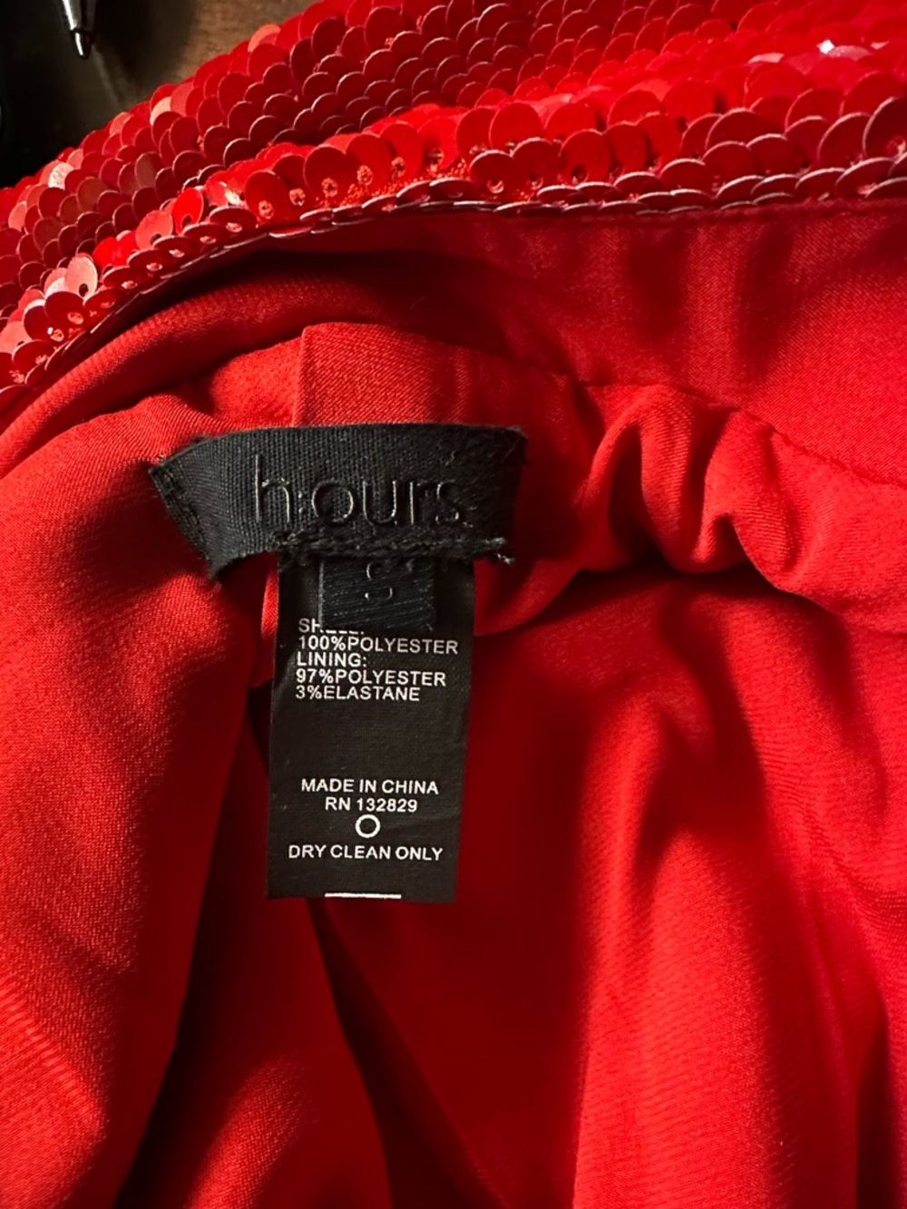 h:ours Trixy Show Stopping!  Sequin Blazer Dress in Red Gaga from REVOLVE. SZ S - Picture 9 of 10